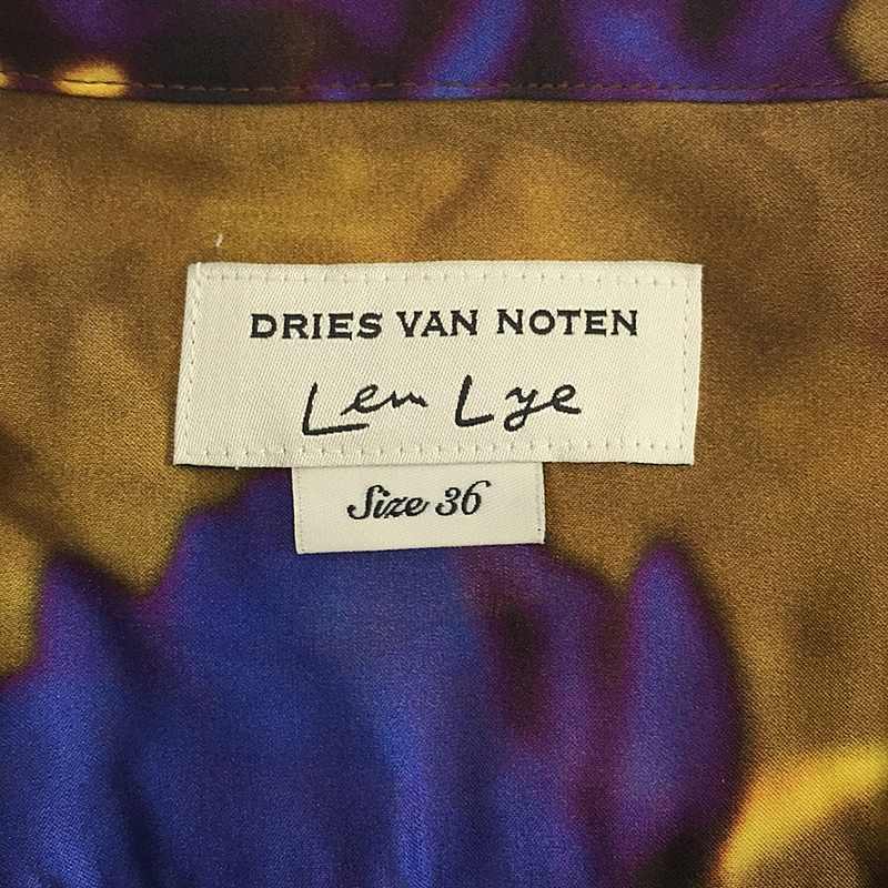 DRIES VAN NOTEN / ドリスヴァンノッテン × Len Lye シルク オープンカラーシャツ