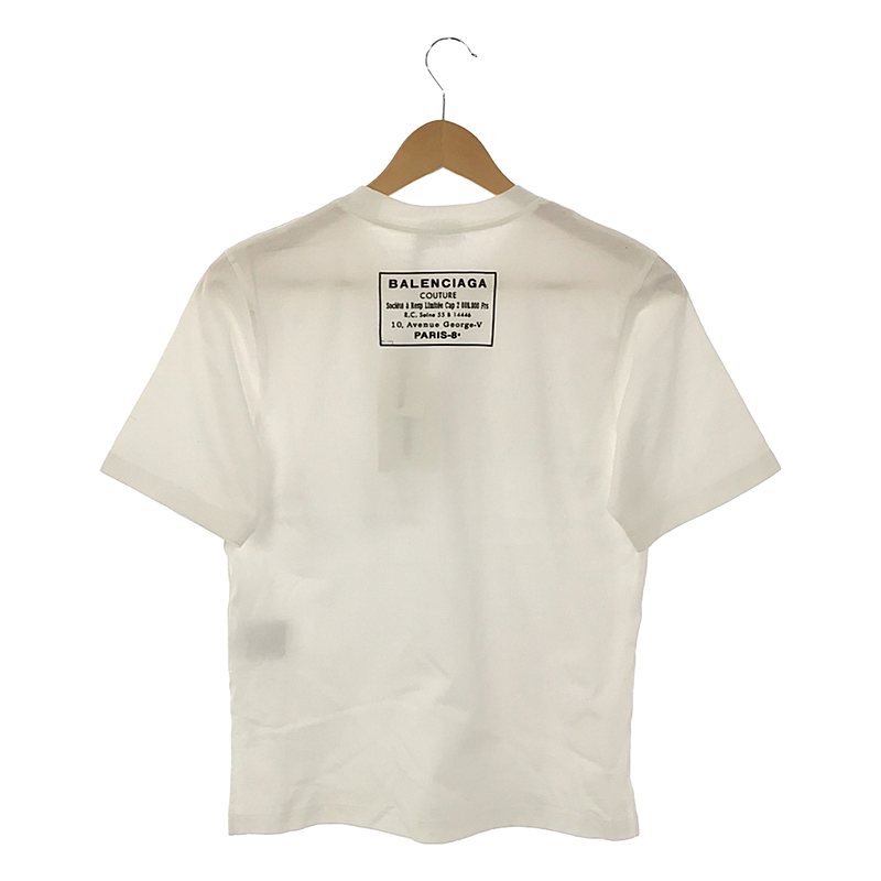 BALENCIAGA / バレンシアガ バックロゴ スリットTシャツ