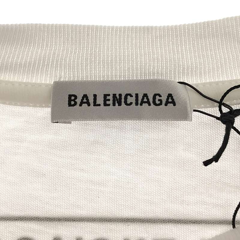 BALENCIAGA / バレンシアガ バックロゴ スリットTシャツ