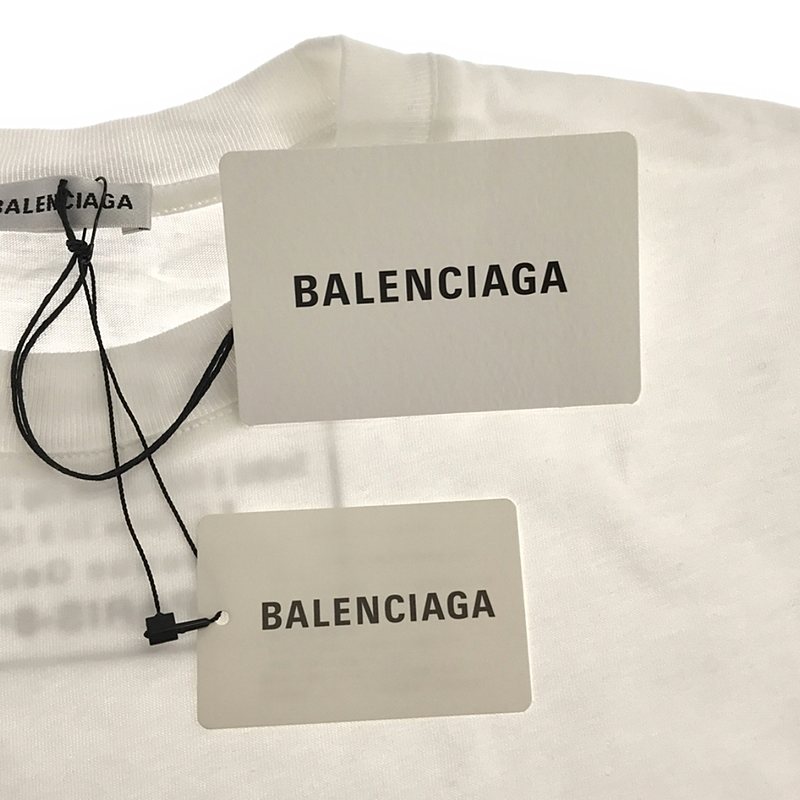 BALENCIAGA / バレンシアガ バックロゴ スリットTシャツ
