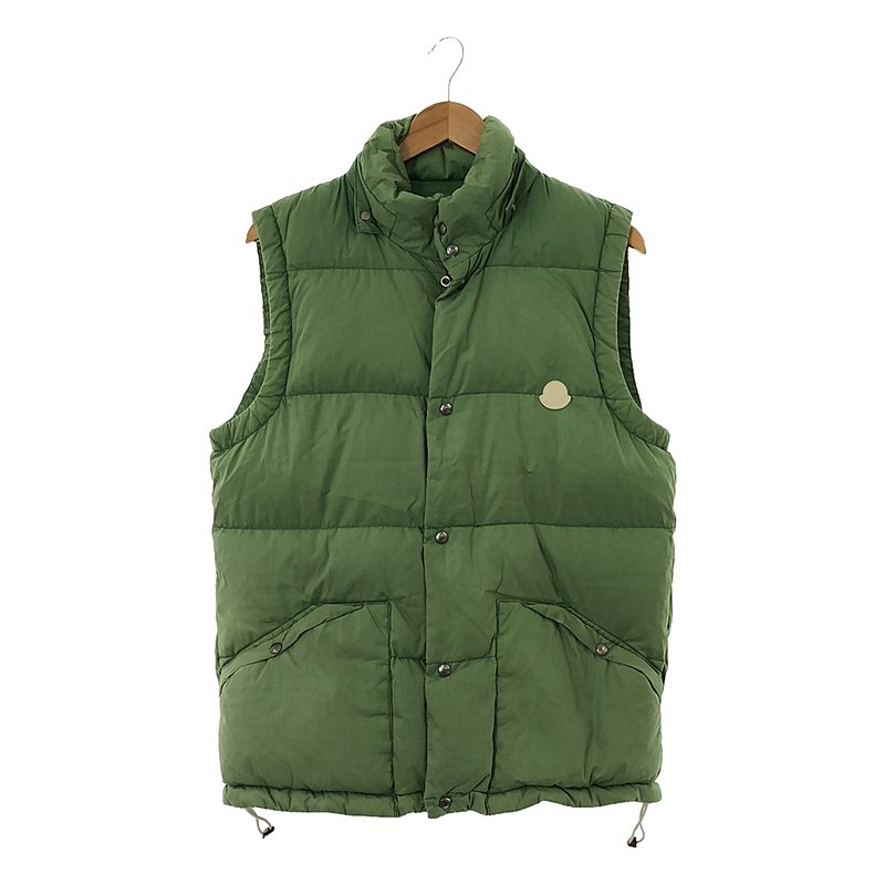 MONCLER V / モンクレールV × VISVIM  ビズビムコラボ IDE VEST イデ ヴィンテージ加工 フーデッド ダウンベスト