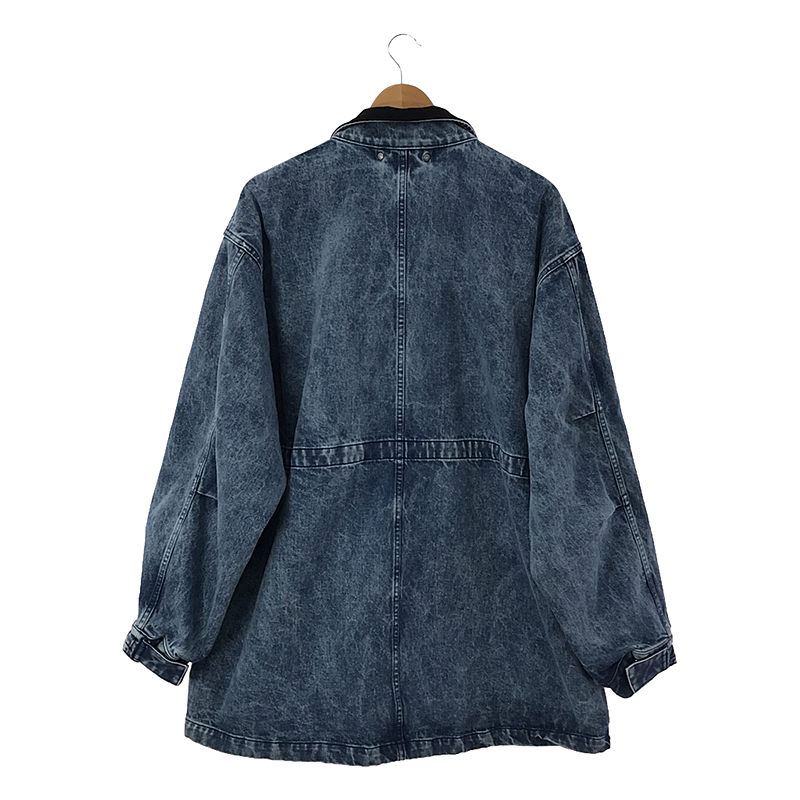 stein / シュタイン CHEMICAL BLEACHED DENIM MODS COAT / デニム オーバー モッズコート