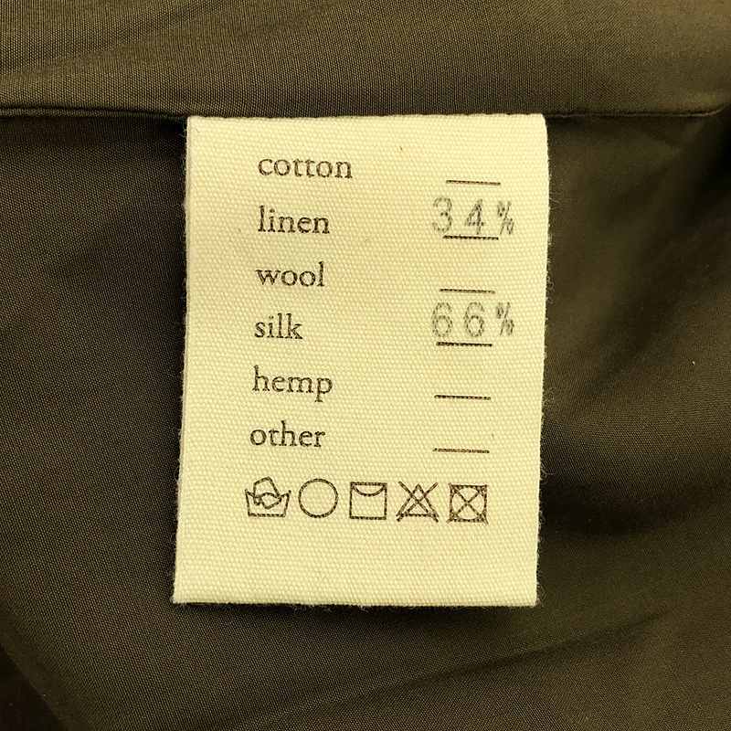 その他 Pleated Relaxed Mac Coat / ツイード ギャザー オーバーコート