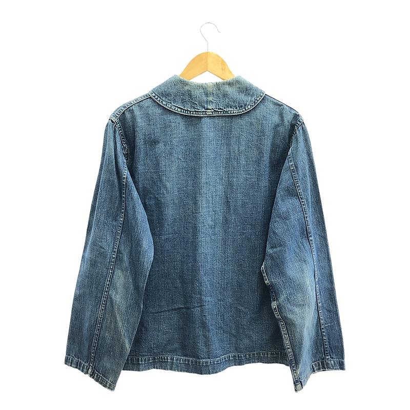 U.S. NAVY / アメリカ軍 40s ヴィンテージ ショールカラー デニム カバーオール ヘチマ襟