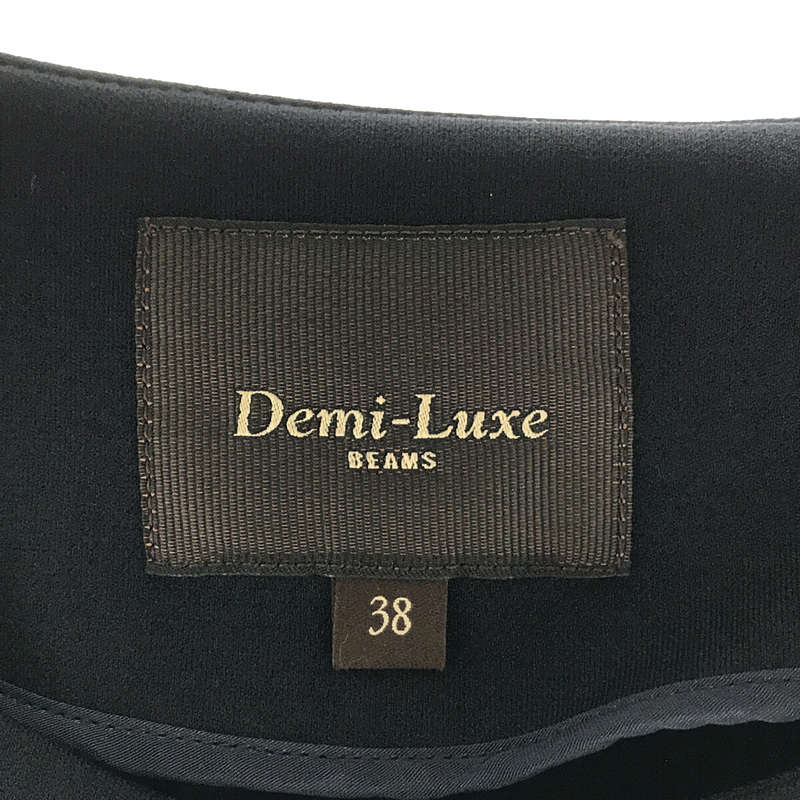 DEMI-LUXE BEAMS / デミルクス ビームス ノーカラージャケット スカート セットアップ