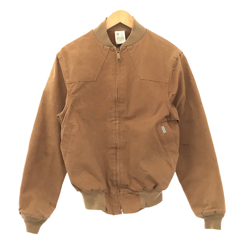 カラーベージュ80S' Carhartt ダック　MA-1 ジャケット　サイズM