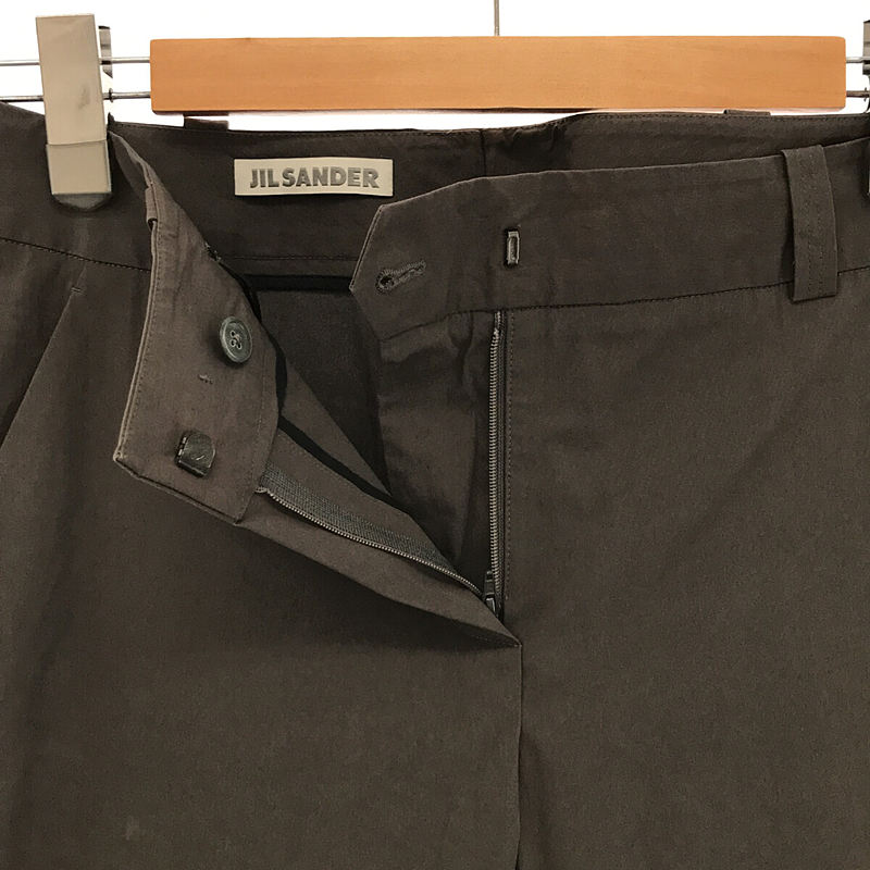 JIL SANDER / ジルサンダー コットンストレッチ クロップドパンツ