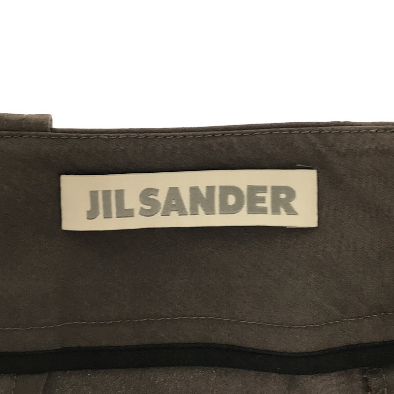 JIL SANDER / ジルサンダー コットンストレッチ クロップドパンツ