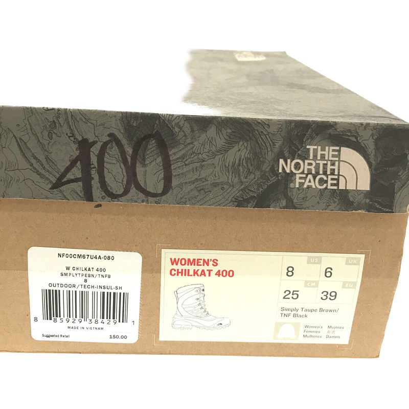 THE NORTH FACE / ザノースフェイス CHILKAT 400 PRIMALOFT 防水 チルカット プリマロフト レースアップトレッキング ブーツ 箱有