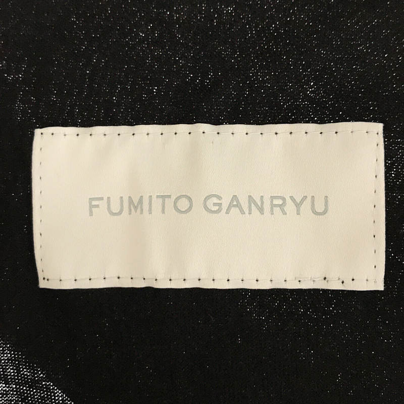 FUMITO GANRYU / フミト ガンリュウ SEAMLESS SQUARE T-SHIRT シームレス 変形 ポンチョ型 ビッグシルエット Tシャツ カットソー