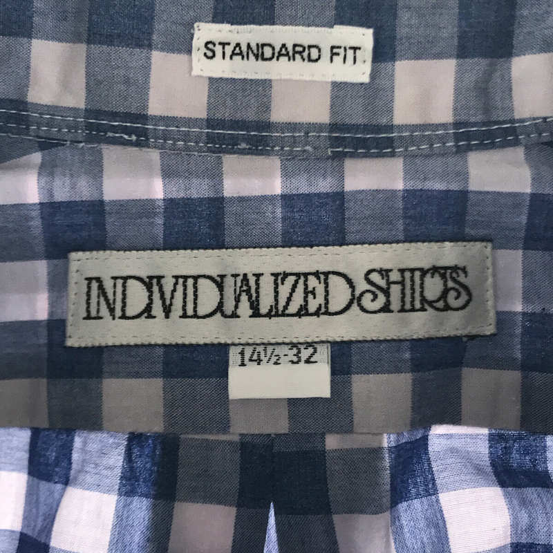 INDIVIDUALIZED SHIRTS / インディビジュアライズドシャツ STANDARD FIT ギンガムチェックBDシャツ