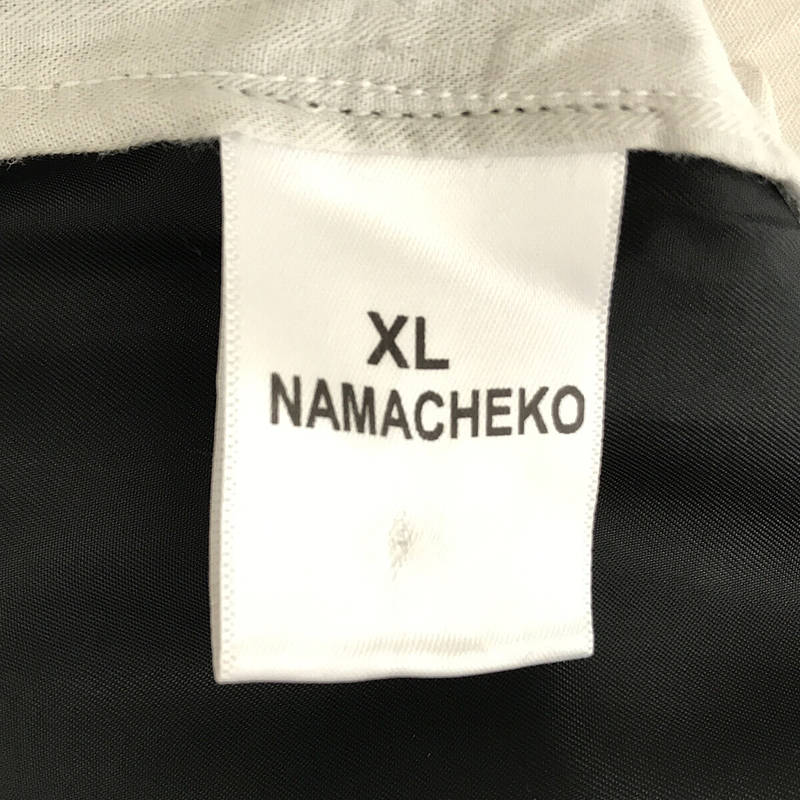 NAMACHEKO / ナマチェコ 裾ボタン フリンジ装飾 スラックスパンツ