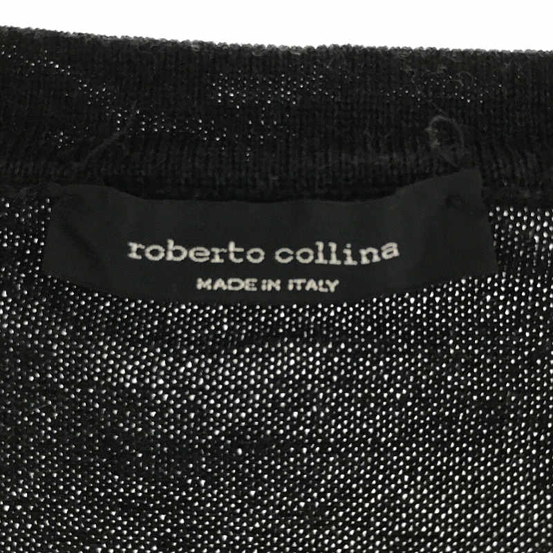 ROBERTO COLLINA / ロベルトコリーナ メリノウール クルーネックニット カーディガン