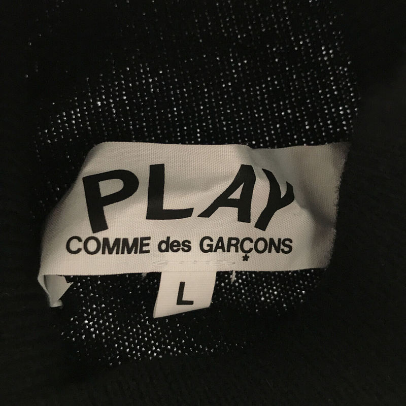 PLAY COMME des GARCONS / プレイコムデギャルソン ハートワッペン タートルネックニットセーター