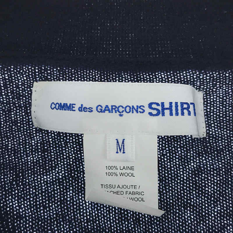 COMME des GARCONS SHIRT / コムデギャルソンシャツ タータンチェック ウールニットカーディガン