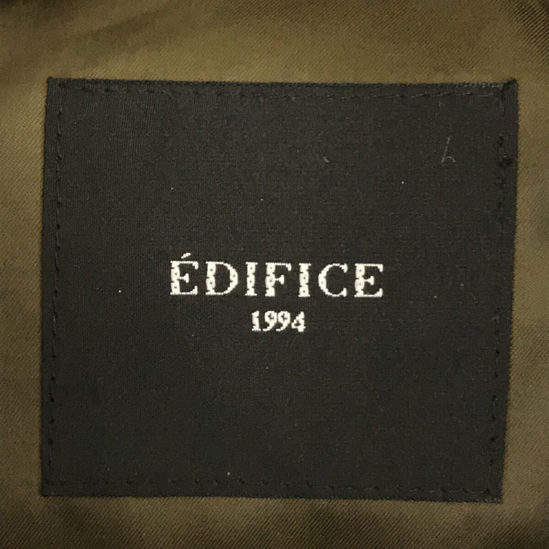 EDIFICE / エディフィス FX Down 700FP C/Pe フード付き ギャバ ダウン コート