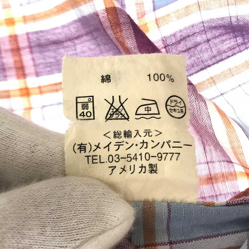 INDIVIDUALIZED SHIRTS / インディビジュアライズドシャツ STANDARD FIT マドラスチェック BDシャツ