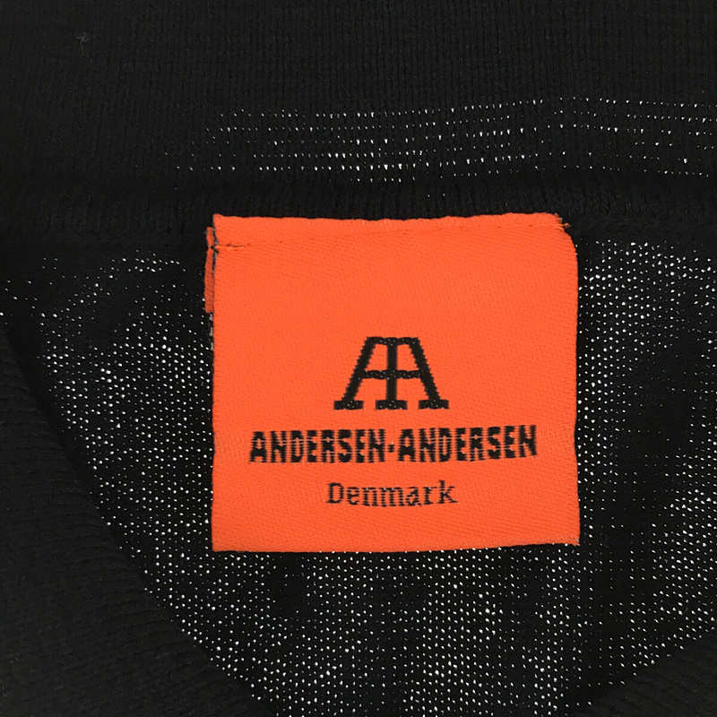 ANDERSEN-ANDERSEN / アンデルセンアンデルセン POLO LONG オーガニックコットンニット ポロシャツ