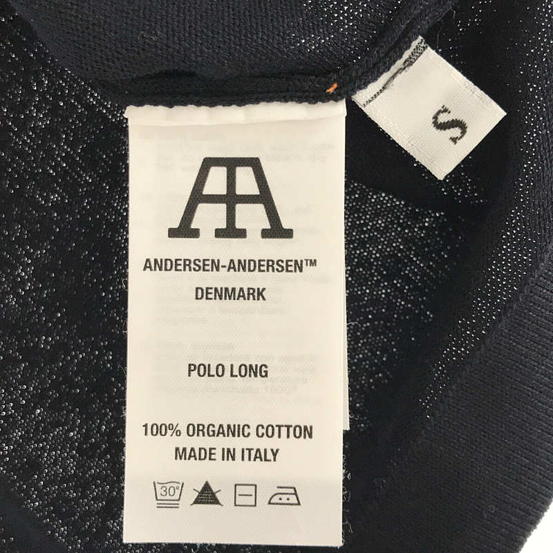 ANDERSEN-ANDERSEN / アンデルセンアンデルセン POLO LONG オーガニックコットンニット ポロシャツ