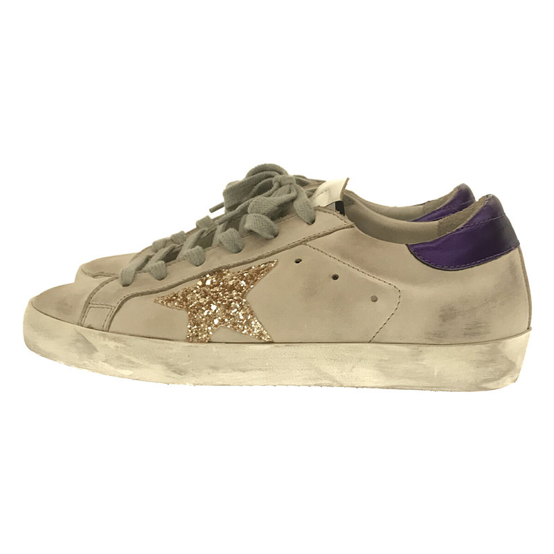 GOLDEN GOOSE / ゴールデングース Womens Super Star スーパースター グリッター レザー スニーカー