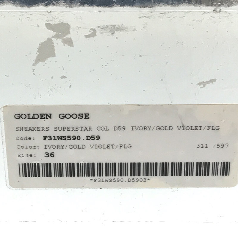 GOLDEN GOOSE / ゴールデングース Womens Super Star スーパースター グリッター レザー スニーカー