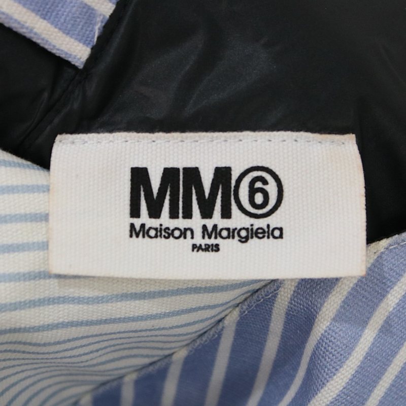 MM6 Maison Margiela/ エムエムシックス メゾンマルジェラ ジャパニーズキャンバスストライプバッグ