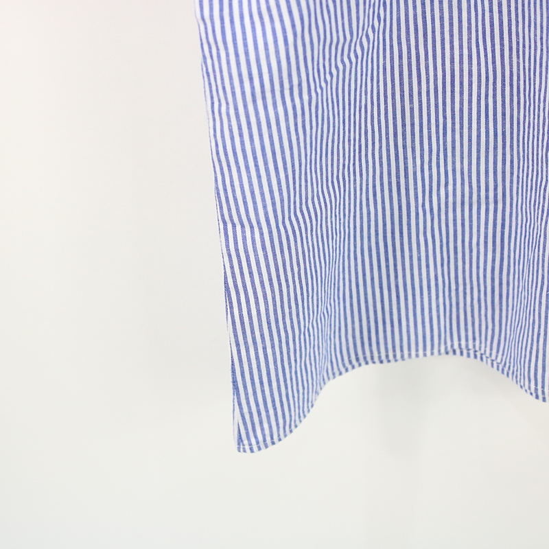 tricot COMME des GARCONS / トリココムデギャルソン コットンリネン ストライプ半袖シャツ