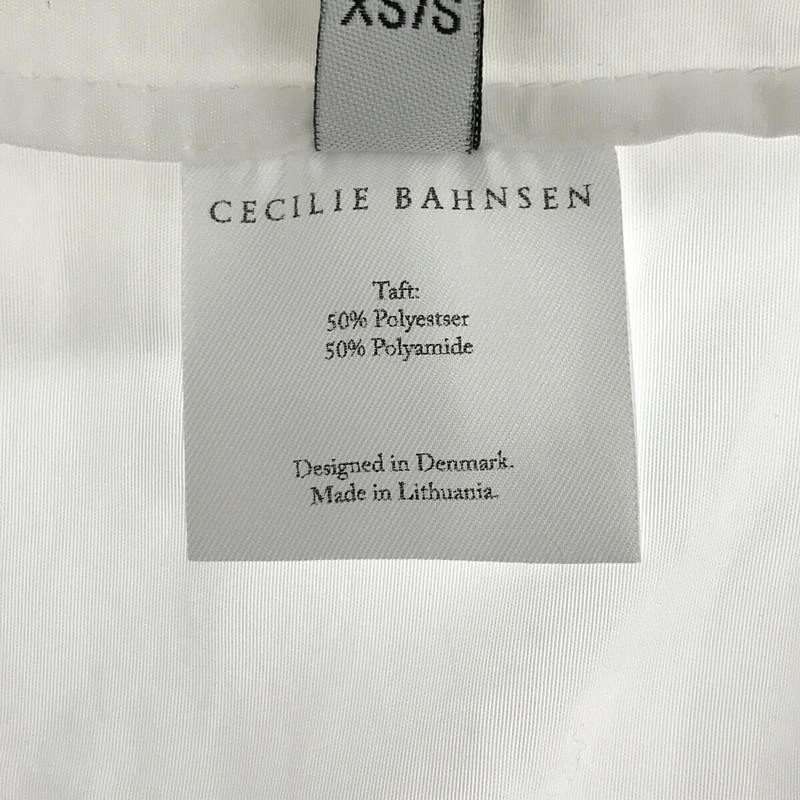 Cecilie Bahnsen / セシリーバンセン AMALIE DRESS アシンメトリーヘム ラップドレス ワンピース