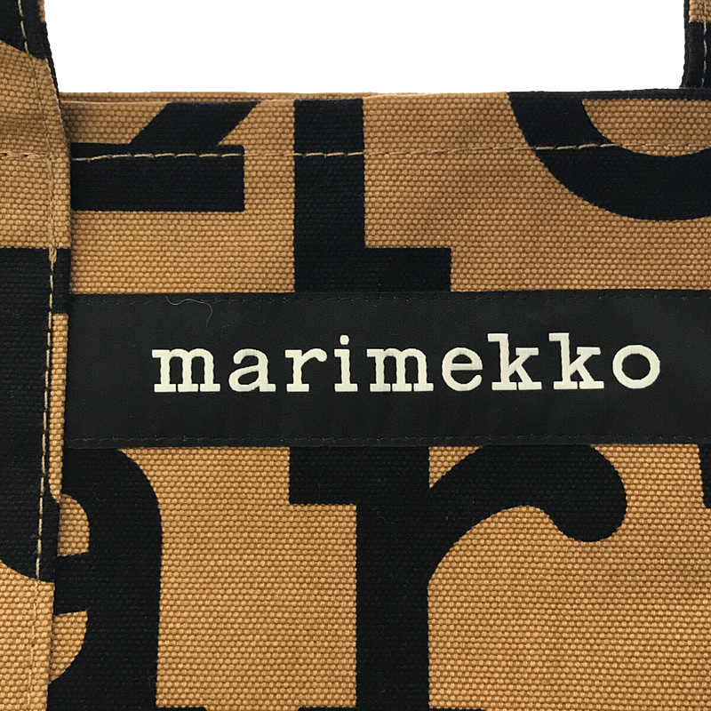 marimekko / マリメッコ Seidi Logo キャンバス トートバッグ