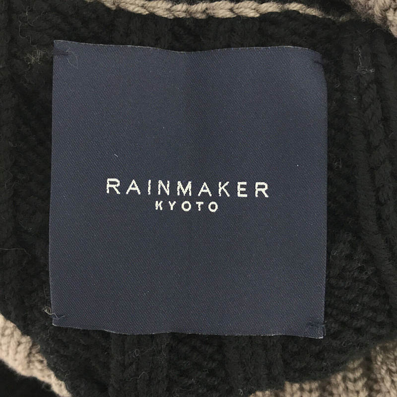 RAINMAKER / レインメーカー タートル ケーブル ウール  ニット セーター