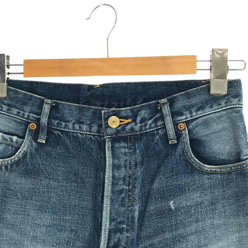 ripped jeans USED加工 カットオフ デニム パンツ | ブランド古着の 