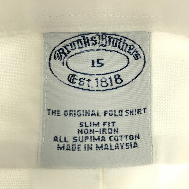 BROOKS BROTHERS / ブルックスブラザーズ コットン BD ボタンダウン シャツ white