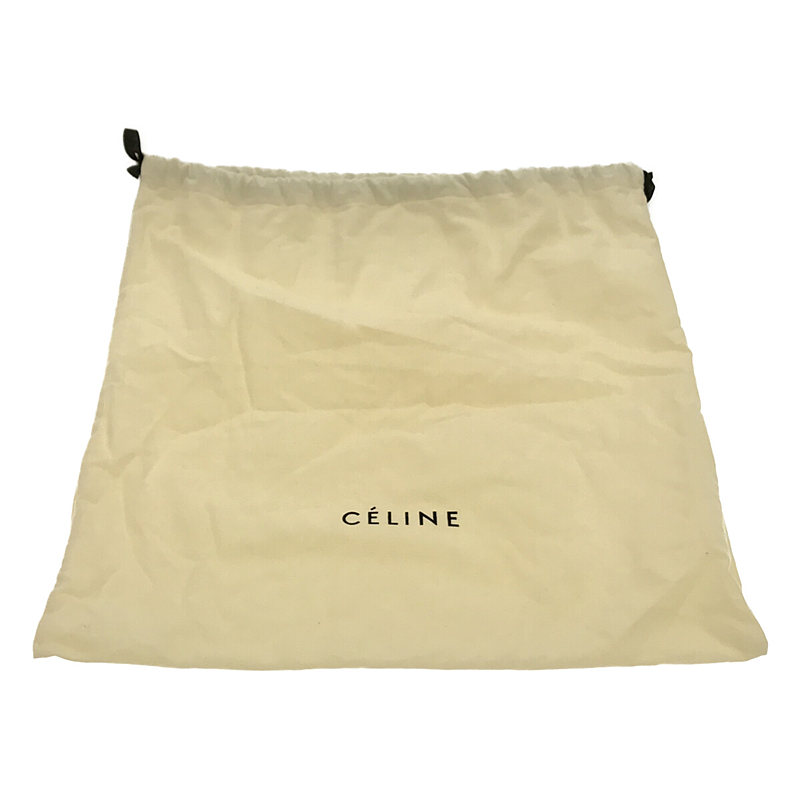 CELINE / セリーヌ レザー サングル バケット ショルダーバッグ  保存袋有り