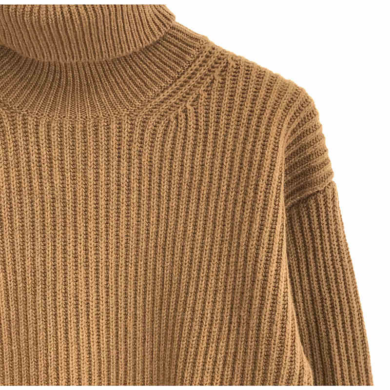 Graphpaper / グラフペーパー Mongolian Baby Camel Turtle Neck Knit CAMEL ベビーキャメル ボリューム タートルネック ニット