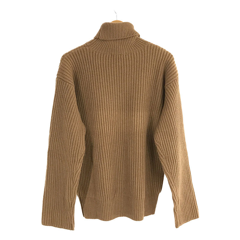 Graphpaper / グラフペーパー Mongolian Baby Camel Turtle Neck Knit CAMEL ベビーキャメル ボリューム タートルネック ニット