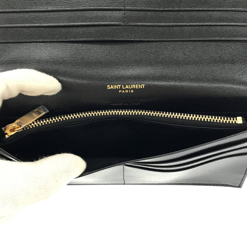 SAINT LAURENT / サンローラン タイニー モノグラム コンチネンタル ウォレット 長財布 箱・保存袋有 ユニセックス