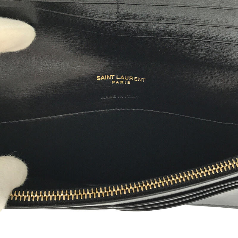 SAINT LAURENT / サンローラン タイニー モノグラム コンチネンタル ウォレット 長財布 箱・保存袋有 ユニセックス