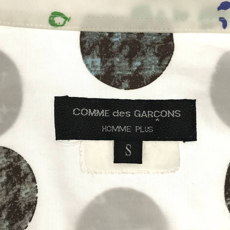 COMME des GARCONS HOMME PLUS / コムデギャルソンオムプリュス 総柄 ビッグポケット コットン シャツ