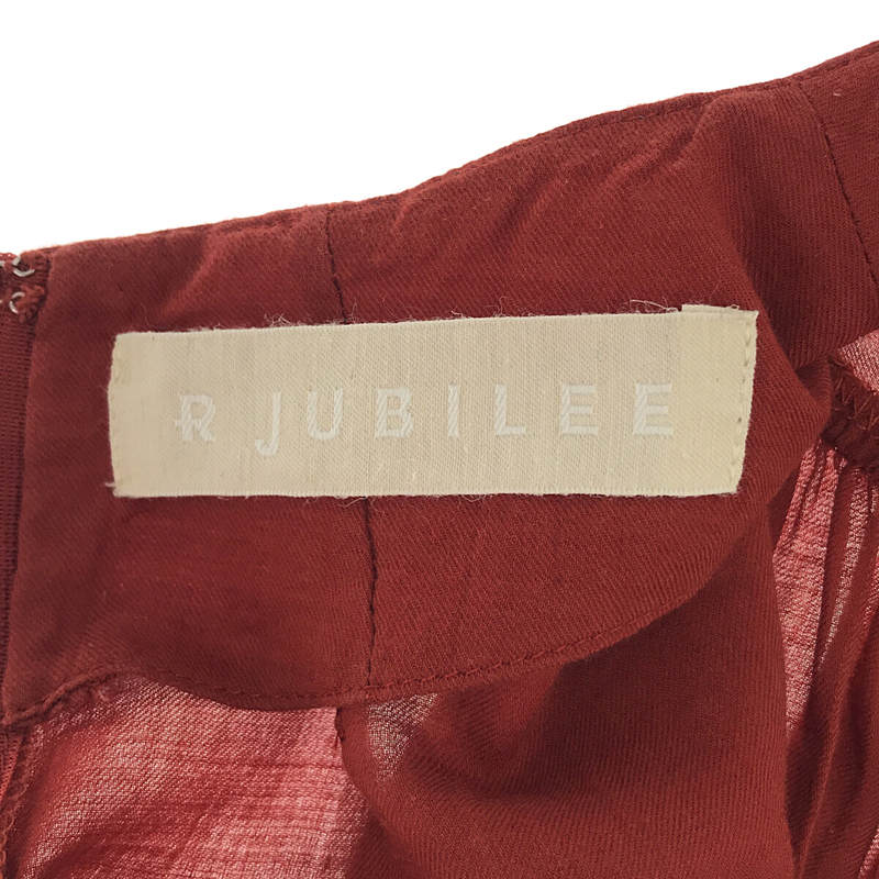 R JUBILEE / アール ジュビリー バックジップ スリット ワンピース