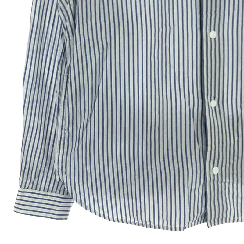 YAECA / ヤエカ comfort shirt wide（blue-stripe） コンフォートシャツワイド（ブルーストライプ）