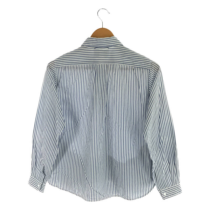 YAECA / ヤエカ comfort shirt wide（blue-stripe） コンフォートシャツワイド（ブルーストライプ）
