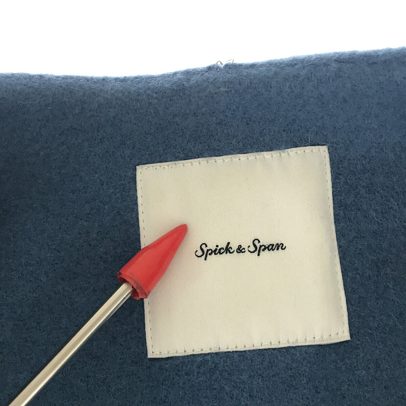 Spick and Span / スピックアンドスパン ベルト付き ビーバーフォールドラペルコート