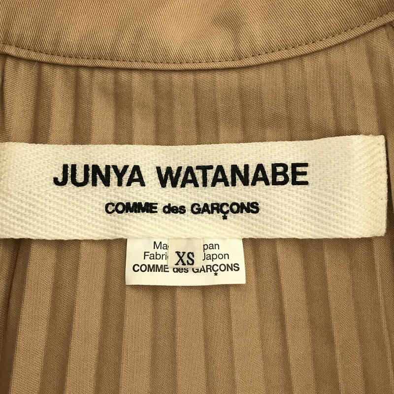 JUNYA WATANABE / ジュンヤワタナベ プリーツ トレンチコート