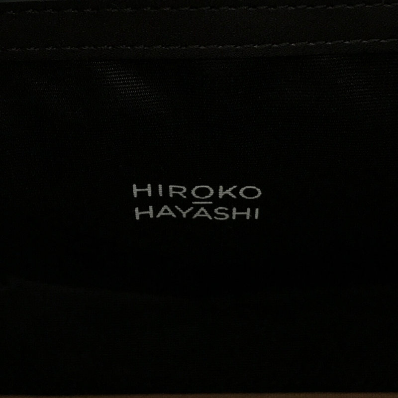 HIROKO HAYASHI / ヒロコハヤシ レザー ハンドバッグ 保存袋あり