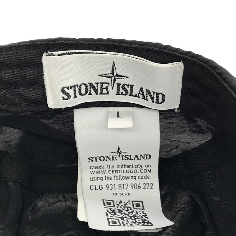 STONE ISLAND / ストーンアイランド ナイロンメタル コンパスロゴ キャップ 帽子