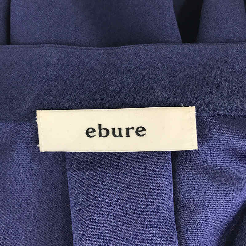 ebure / エブール トリアセテートBlend リボンタイ ブラウス シャツ
