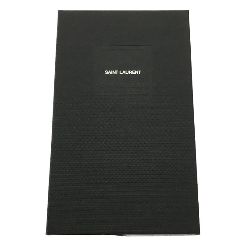 SAINT LAURENT / サンローラン 414570 レザー ラウンド ファスナー ウォレット 長財布 箱・保存袋有