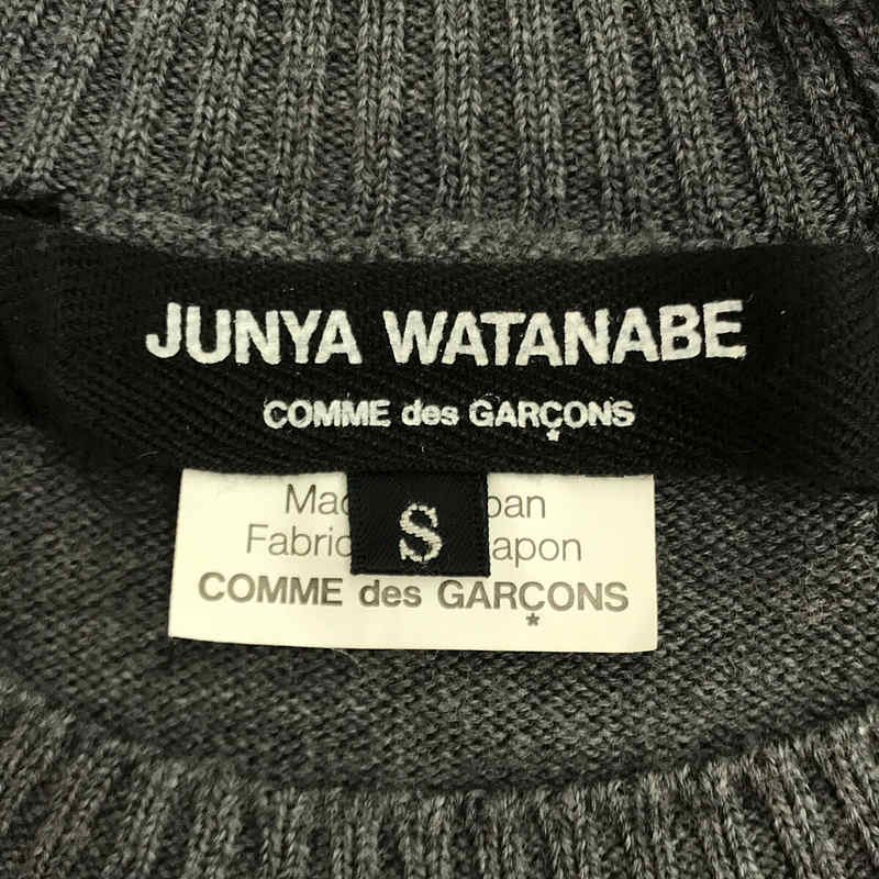 JUNYA WATANABE / ジュンヤワタナベ 変形ポケット クルーネックニット セーター