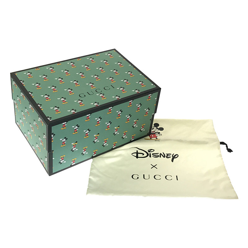 GUCCI / グッチ × DISNEY ディズニー ミッキー コラボ 602691 GGスプリーム ロゴ 巾着 ショルダー バケット バッグ 箱・保存袋有