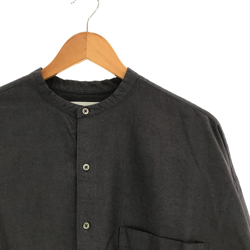 Graphpaper / グラフペーパー Oxford Oversized Band Collar Shirt オックスフォード バンドカラーシャツ